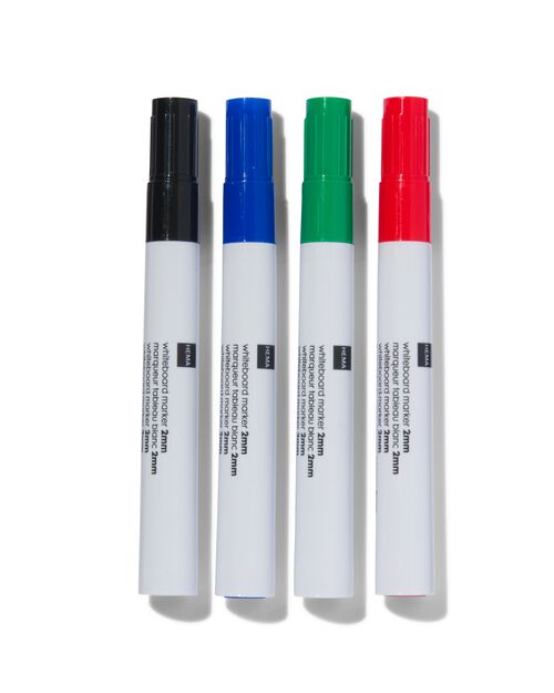 4 marqueurs pour tableau blanc