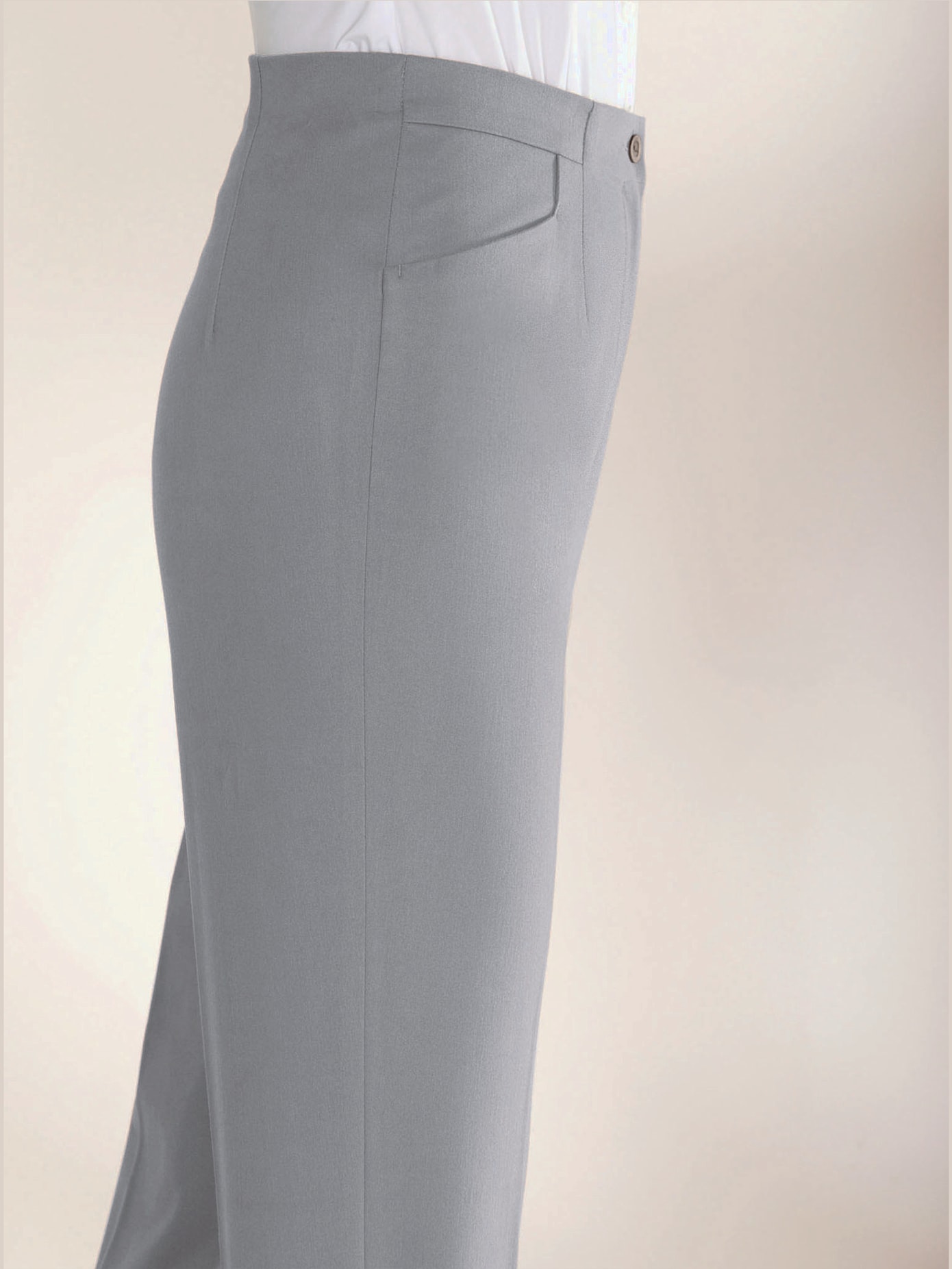 Pantalon costume taille élastiquée invisible