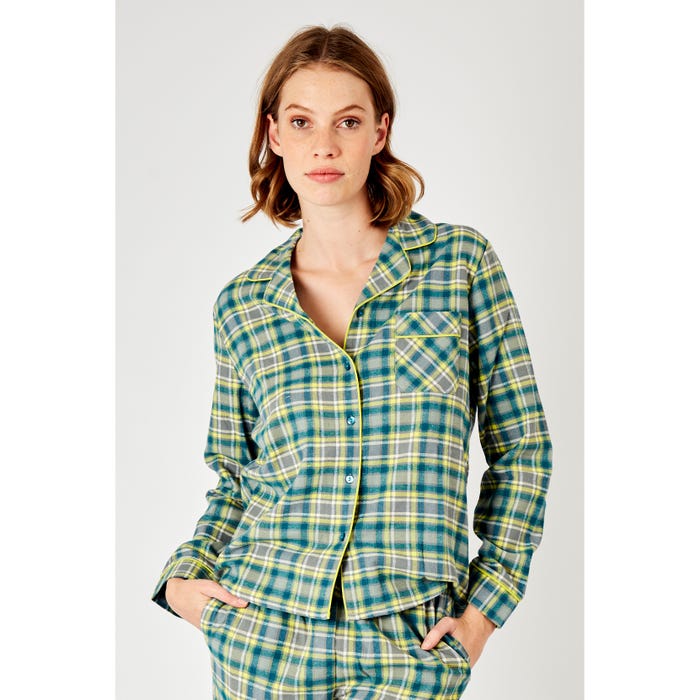 inSua-Pyjamahemd ruit in flanel - InSua