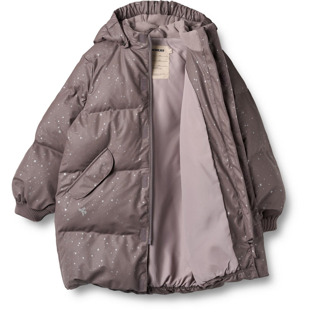 Køb Wheat Purple Stone Stars PU Puffer Jakke Coast
