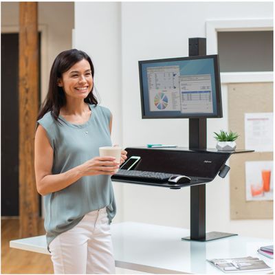 Fellowes Lotus VE - Station de travail assis-debout écran simple