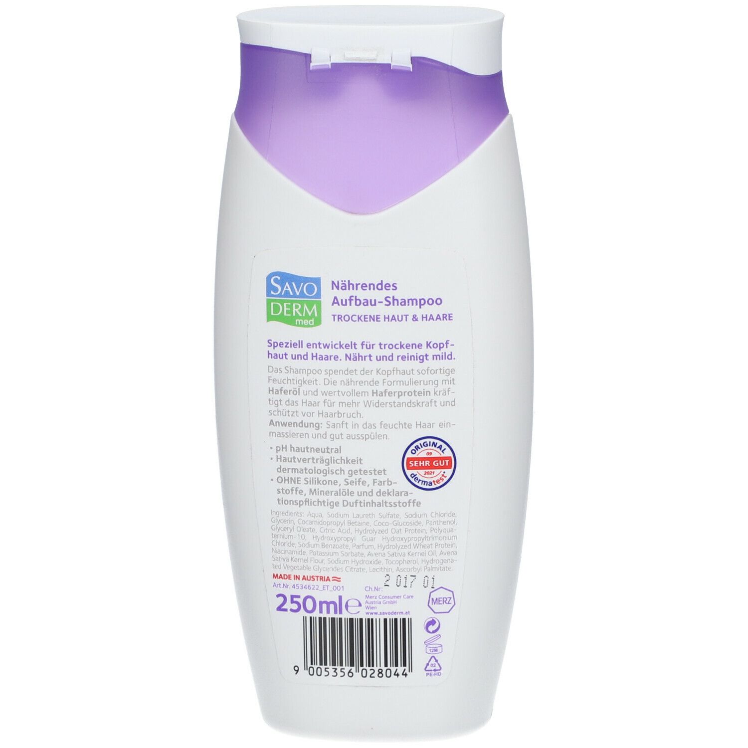 SAVODERM Nährendes Aufbaushampoo