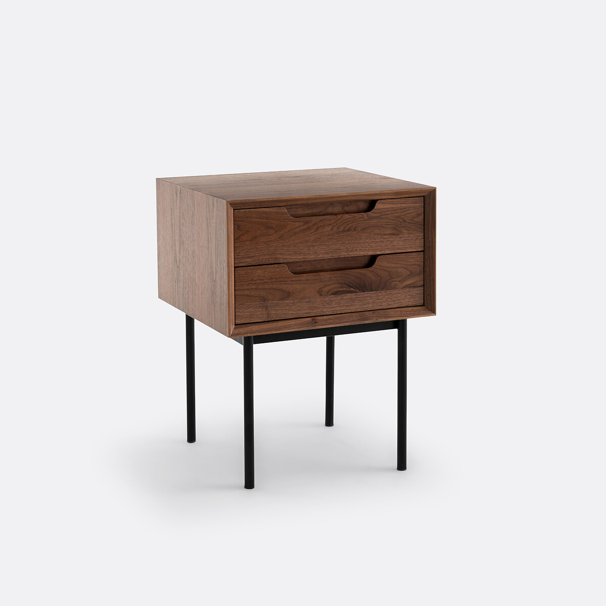 LA REDOUTE INTERIEURS<br>Mesa de cabeceira com 2 gavetas, Noyeto