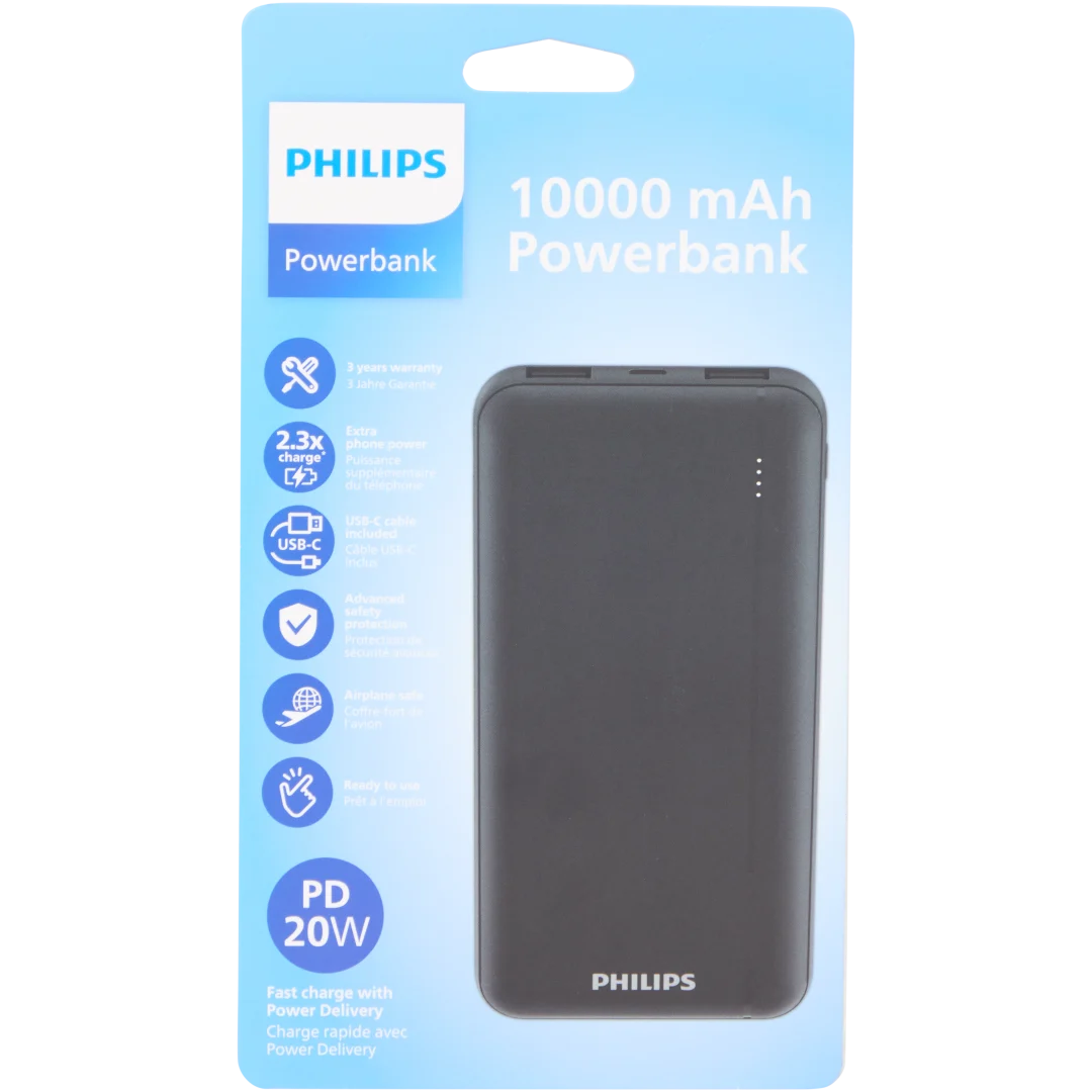 Philips powerbank 20 watt | 10.000 mAh