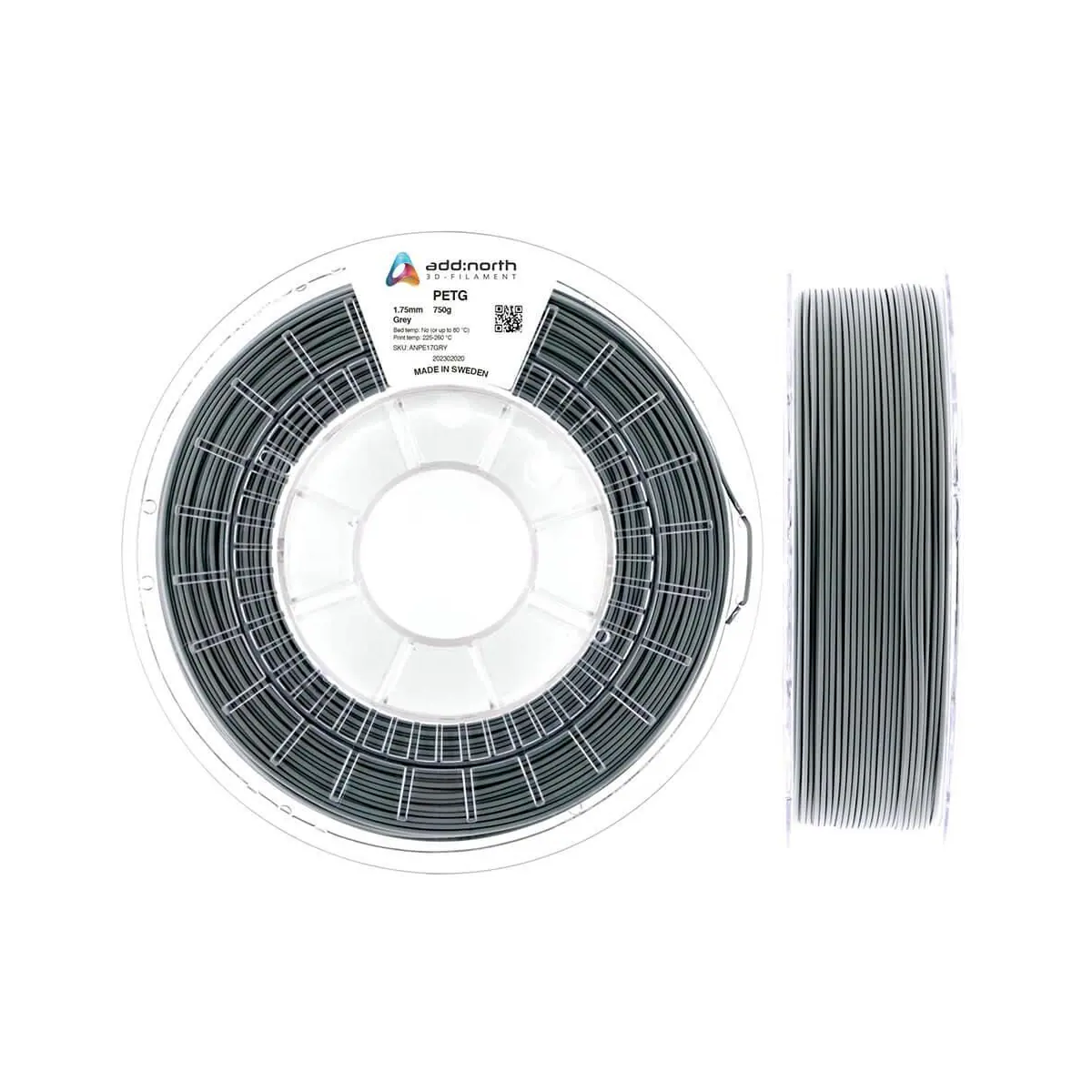 ADDNORTH PETG 1.75mm 750g Grey