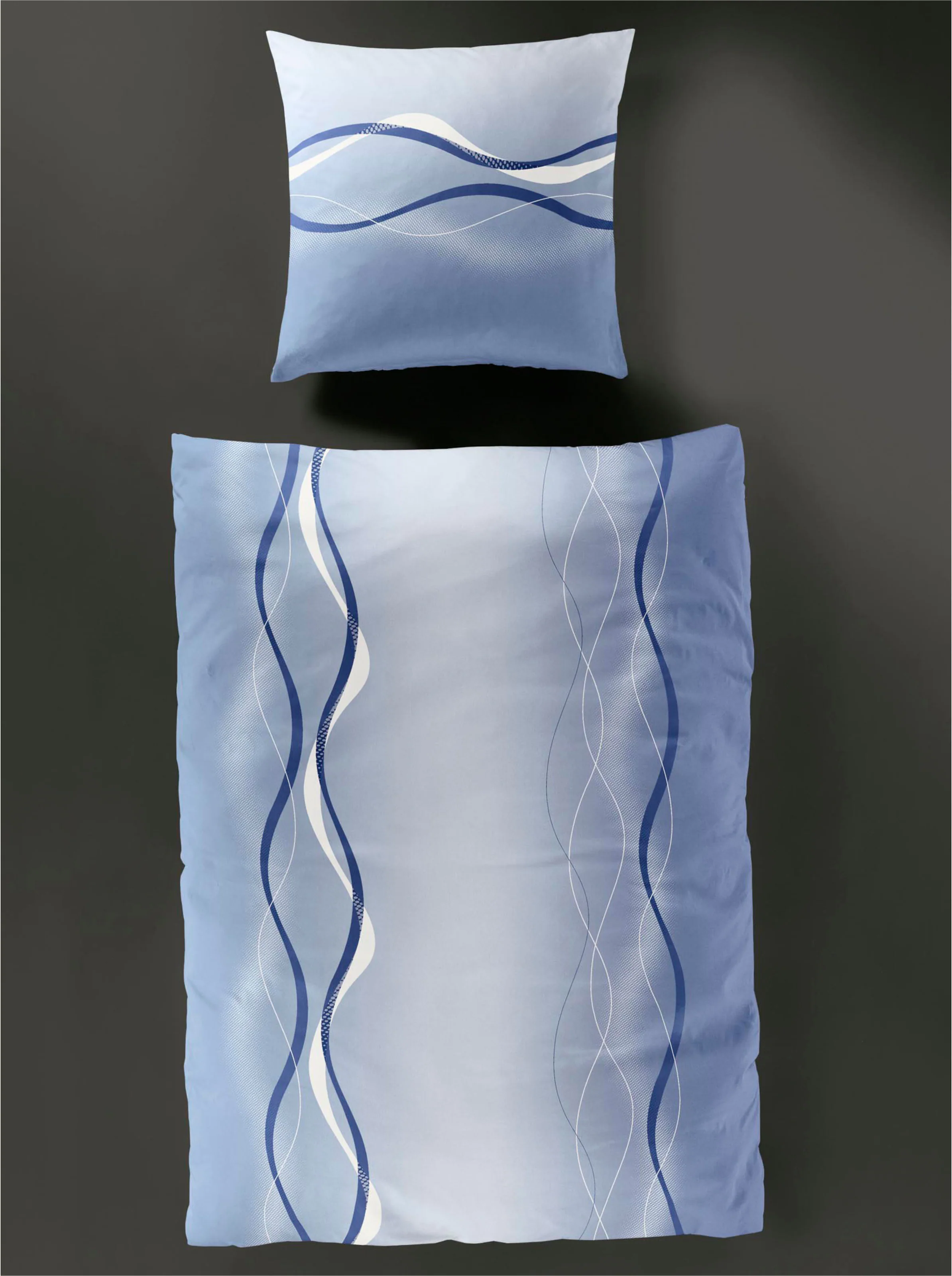 Bierbaum Bettwäsche in blau