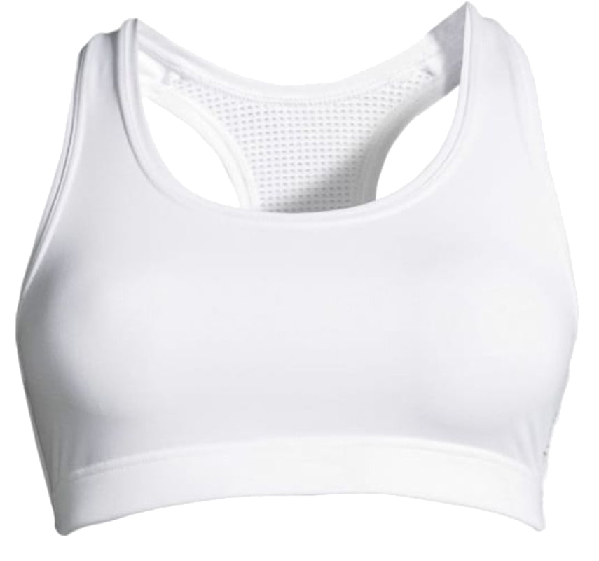 Iconic Sports Bra White