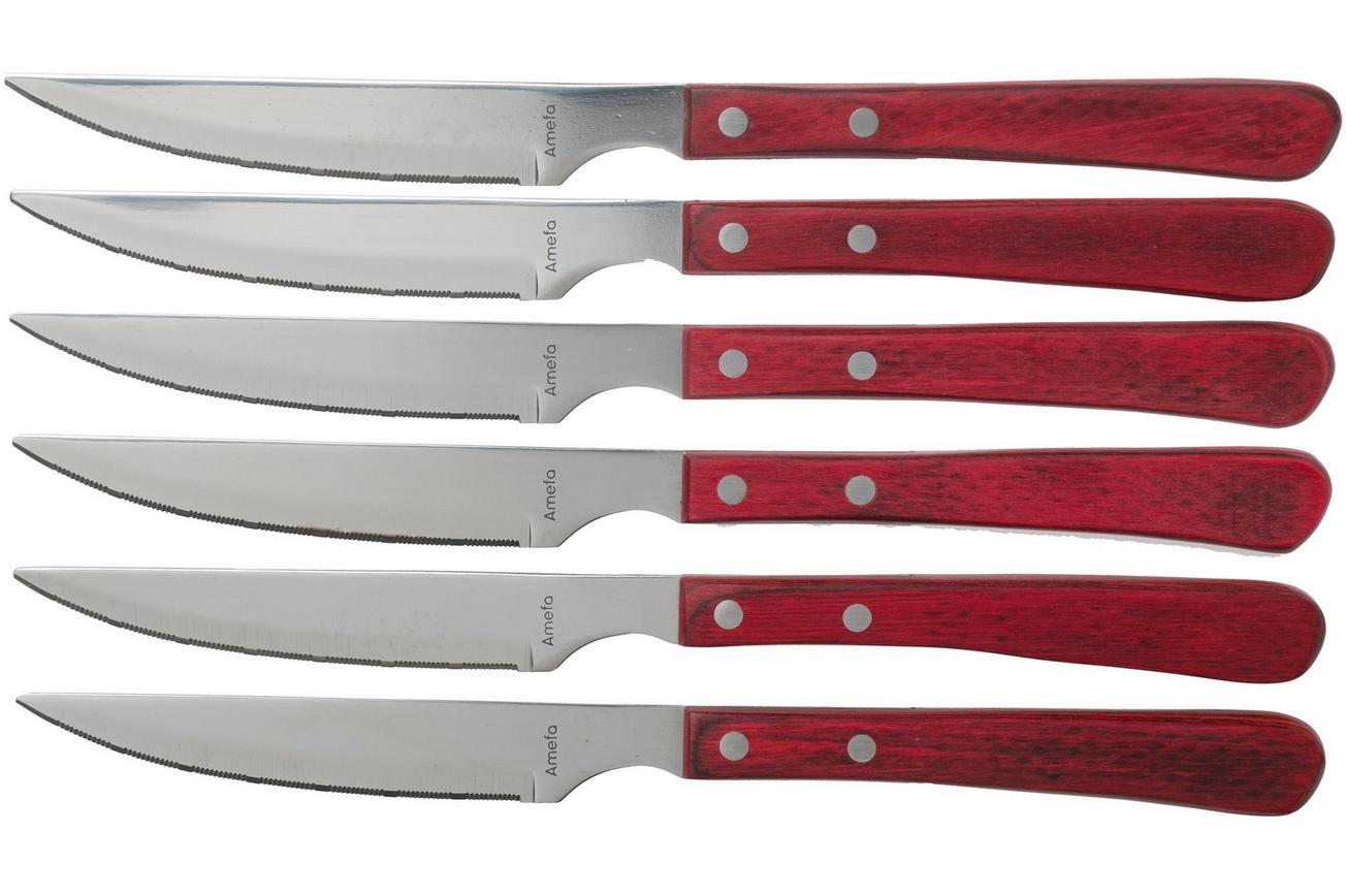 Amefa Brasero 4957 steakmessen 6 stuks