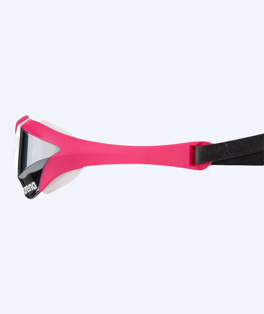 Arena Elite svømmebriller - Cobra Ultra SWIPE Mirror - Lyserød/sølv