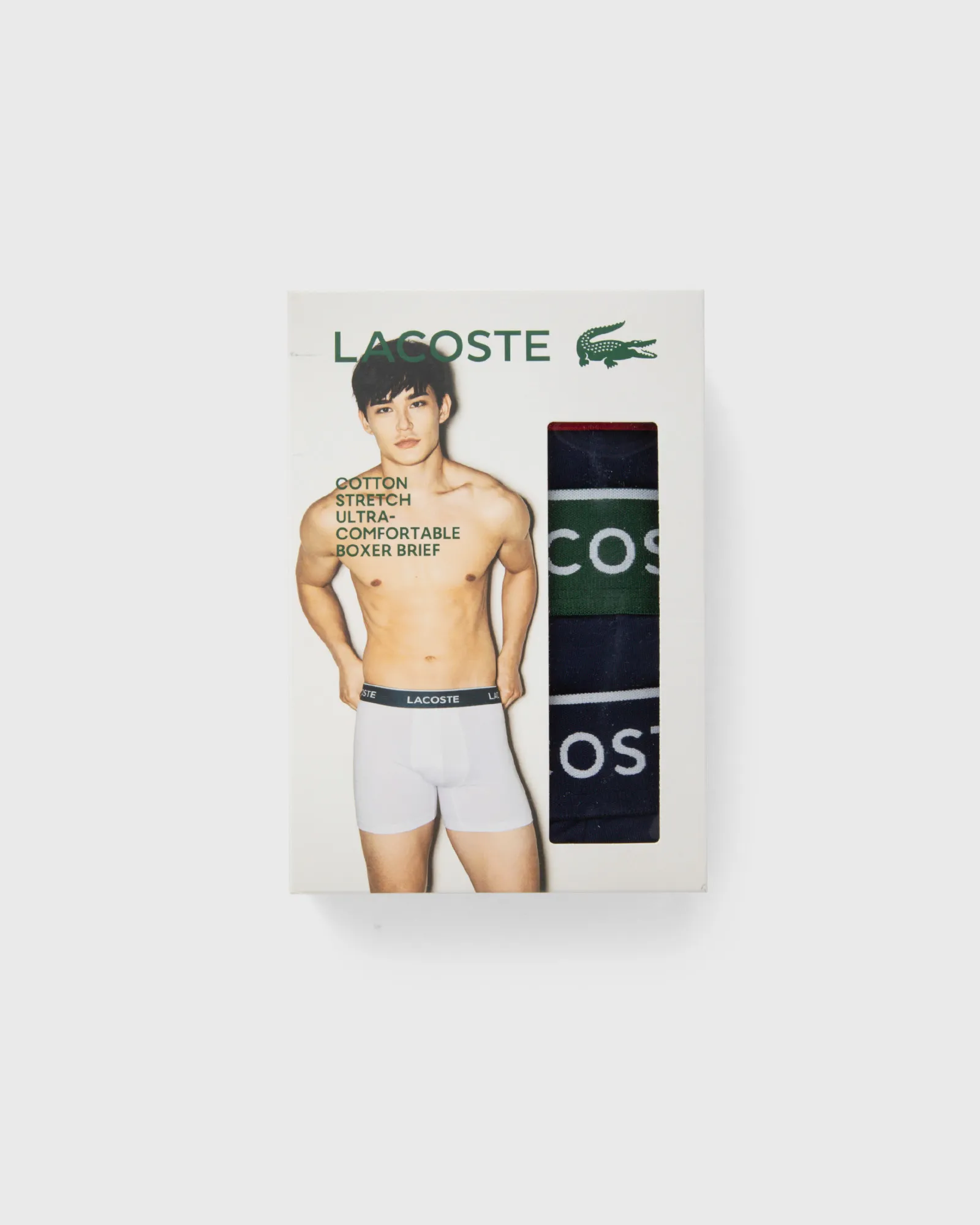 Cueca boxer Lacoste
