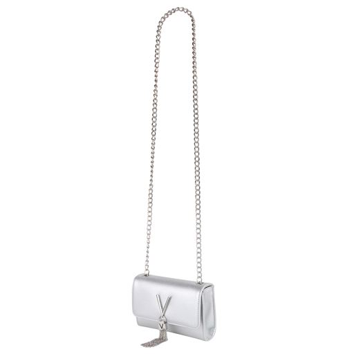 Valentino Divina Crossbody Taske, Argento