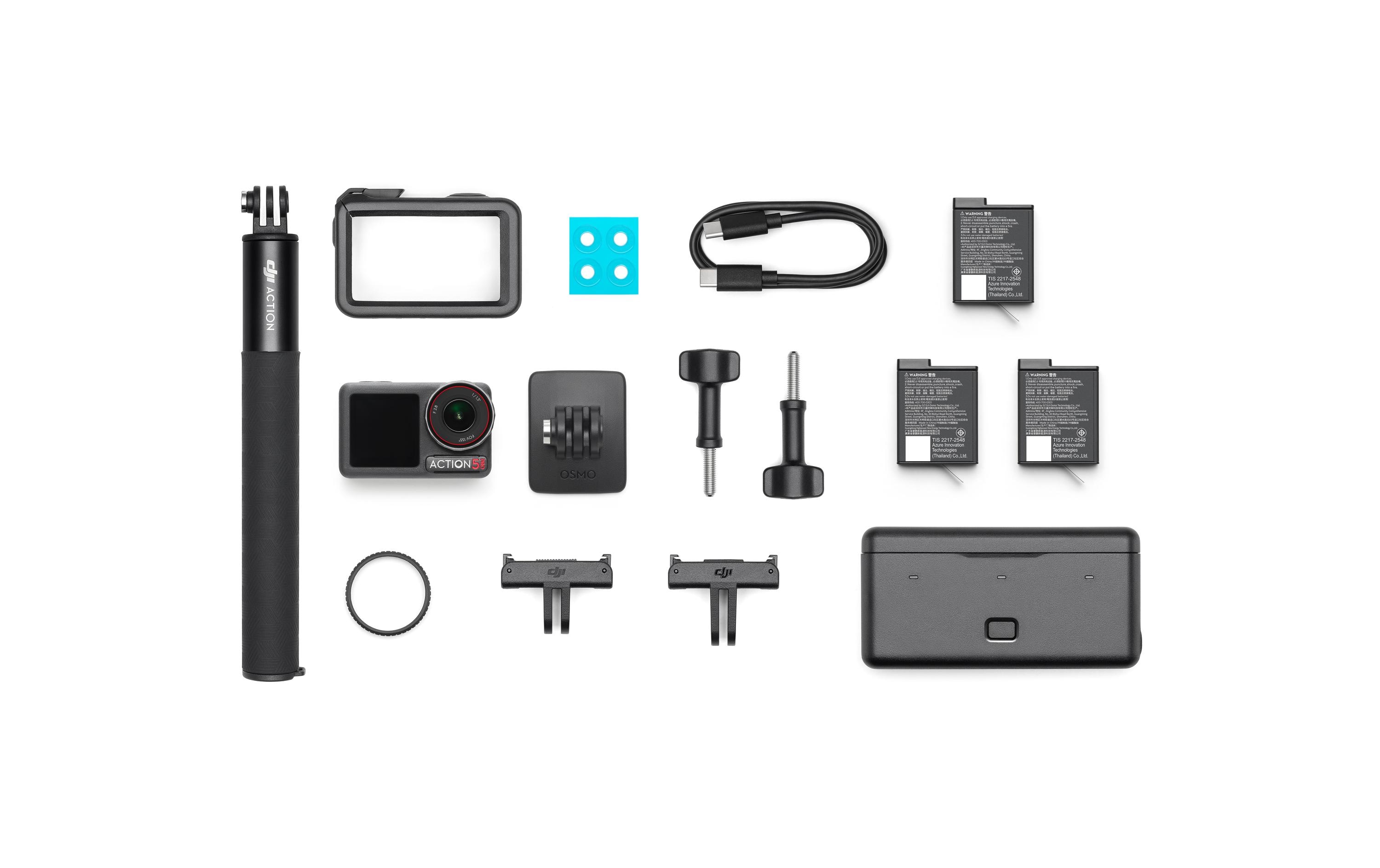 Actionkamera Osmo 5 Pro Adventure Combo<br>Die Action-Cam mit revolutionärer Bildqualität