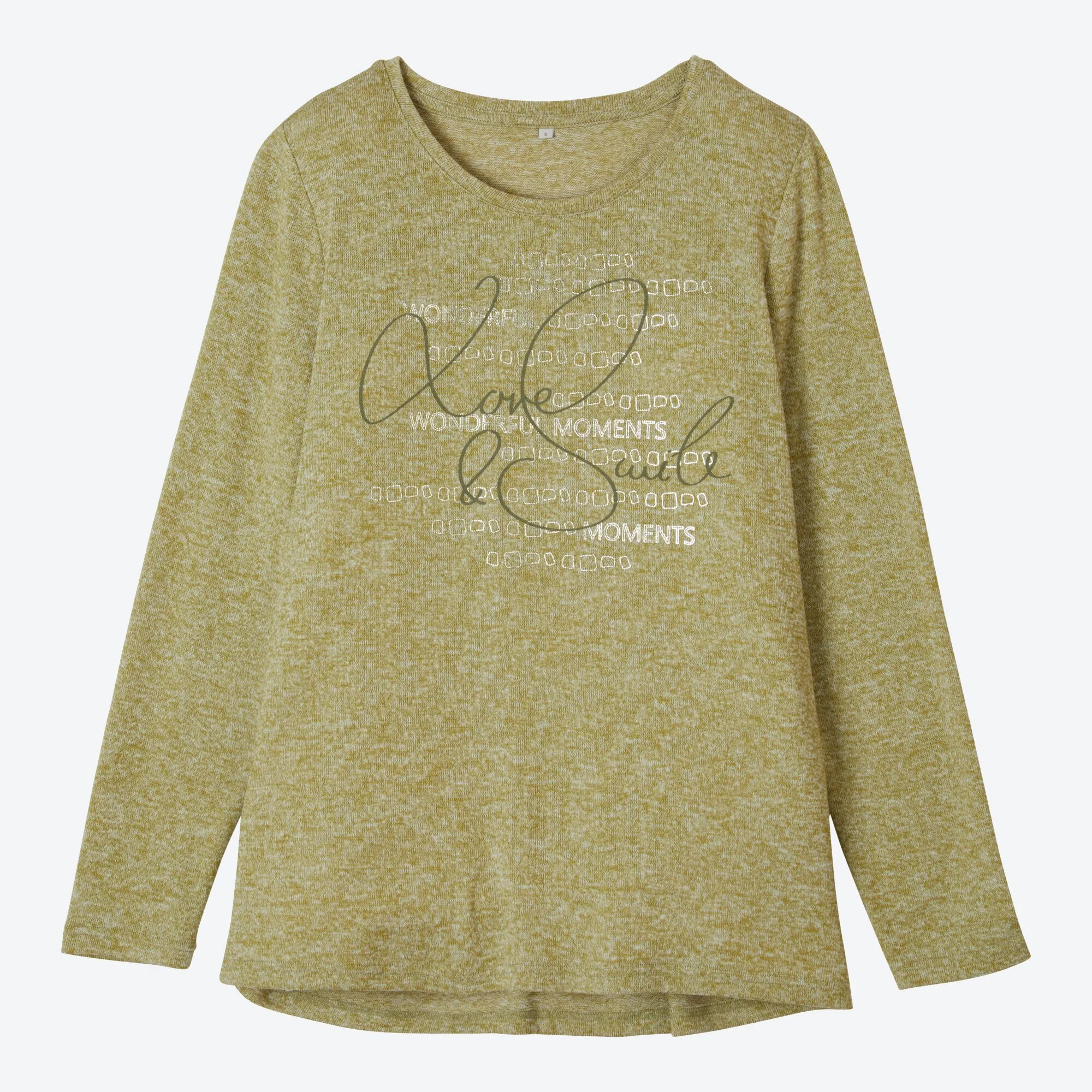 Damen-Pullover in Melange-Optik