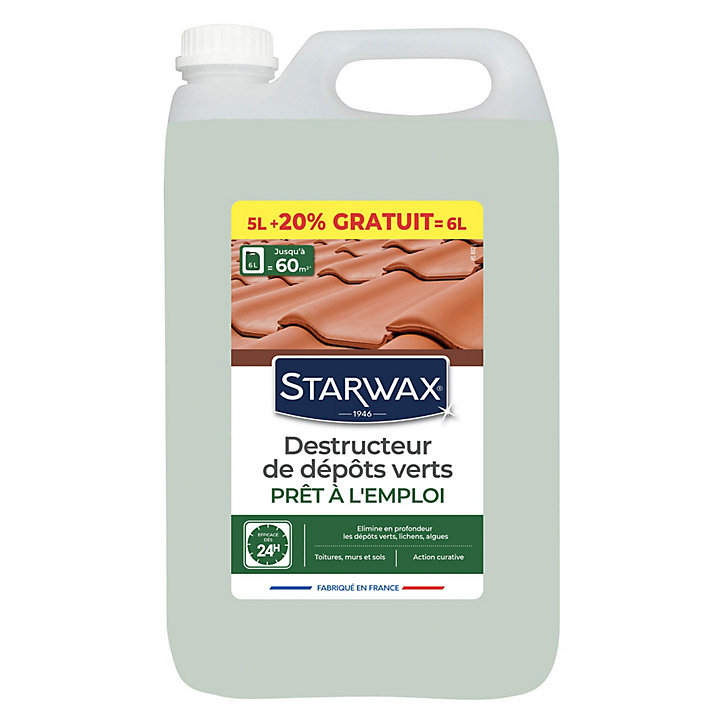 Destructeur de dépôts verts prêt à l'emploi Starwax 5L + 1L gratuit