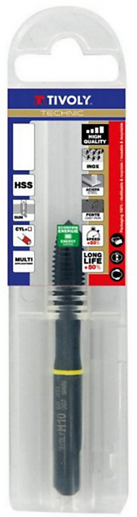 Taraud machine HSS iso gun conicité arrière M6 x 100