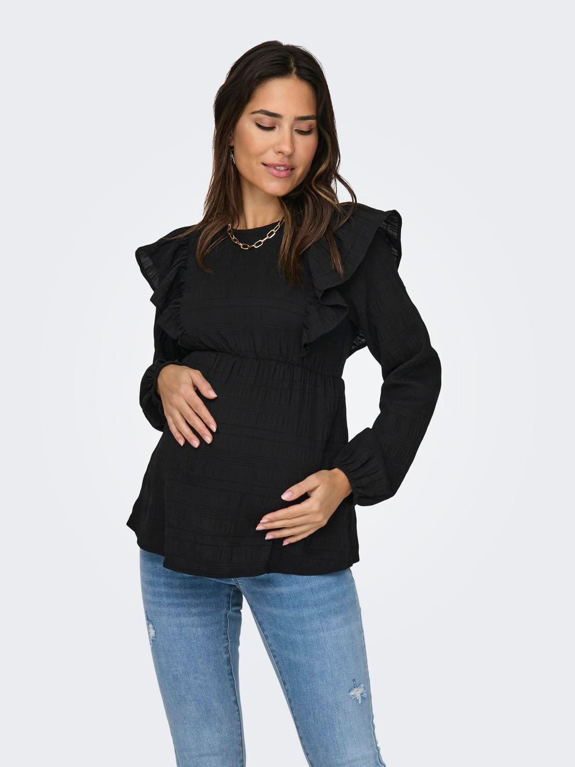 OLMDALLORA Top Black
