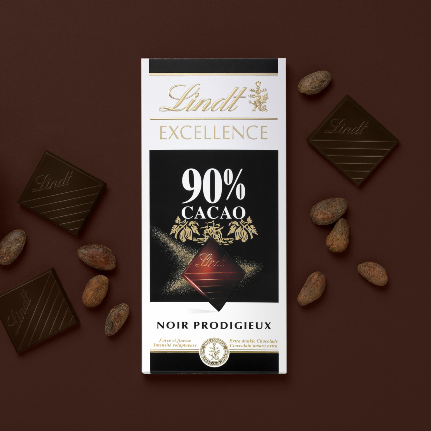 Lindt Excellence 90% Cacao 3x100g
