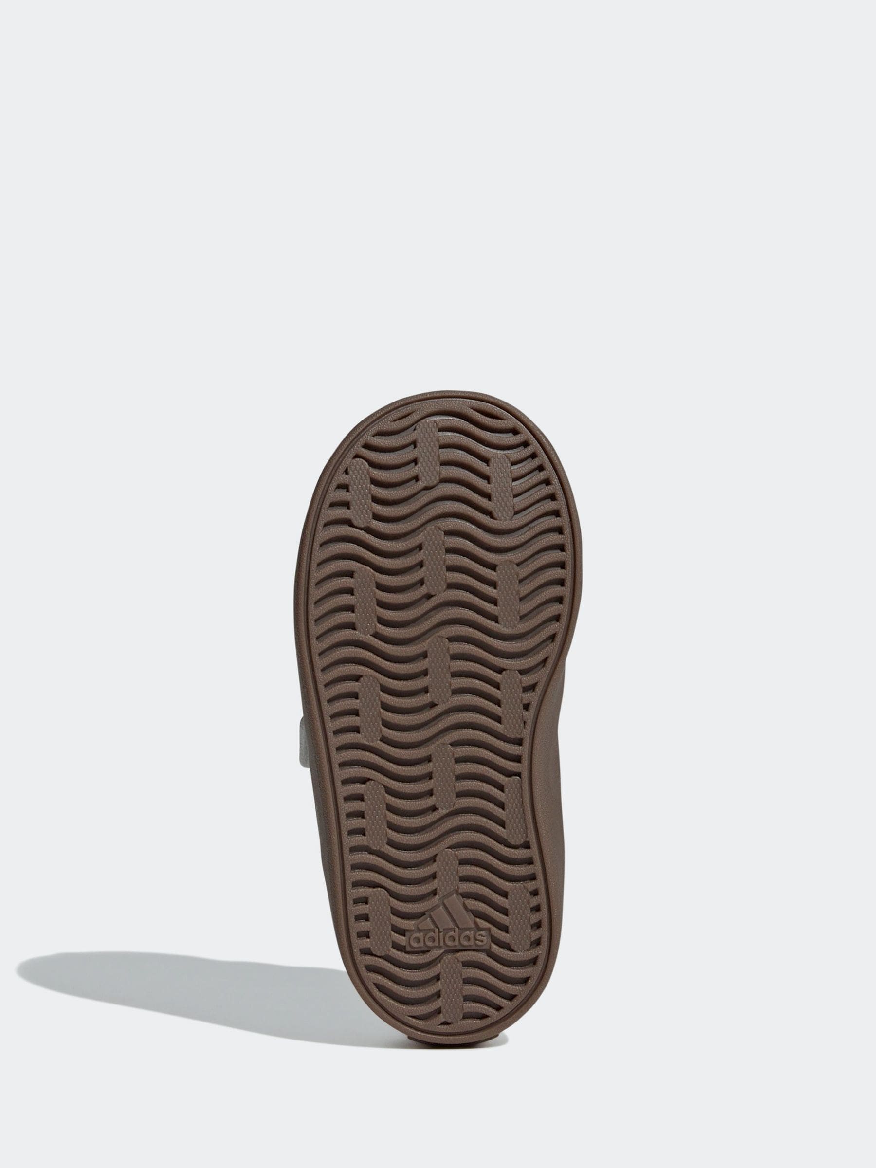 Wit/zwart - adidas Vl Court 3.0 Klittenbandsneakers voor zuigelingen