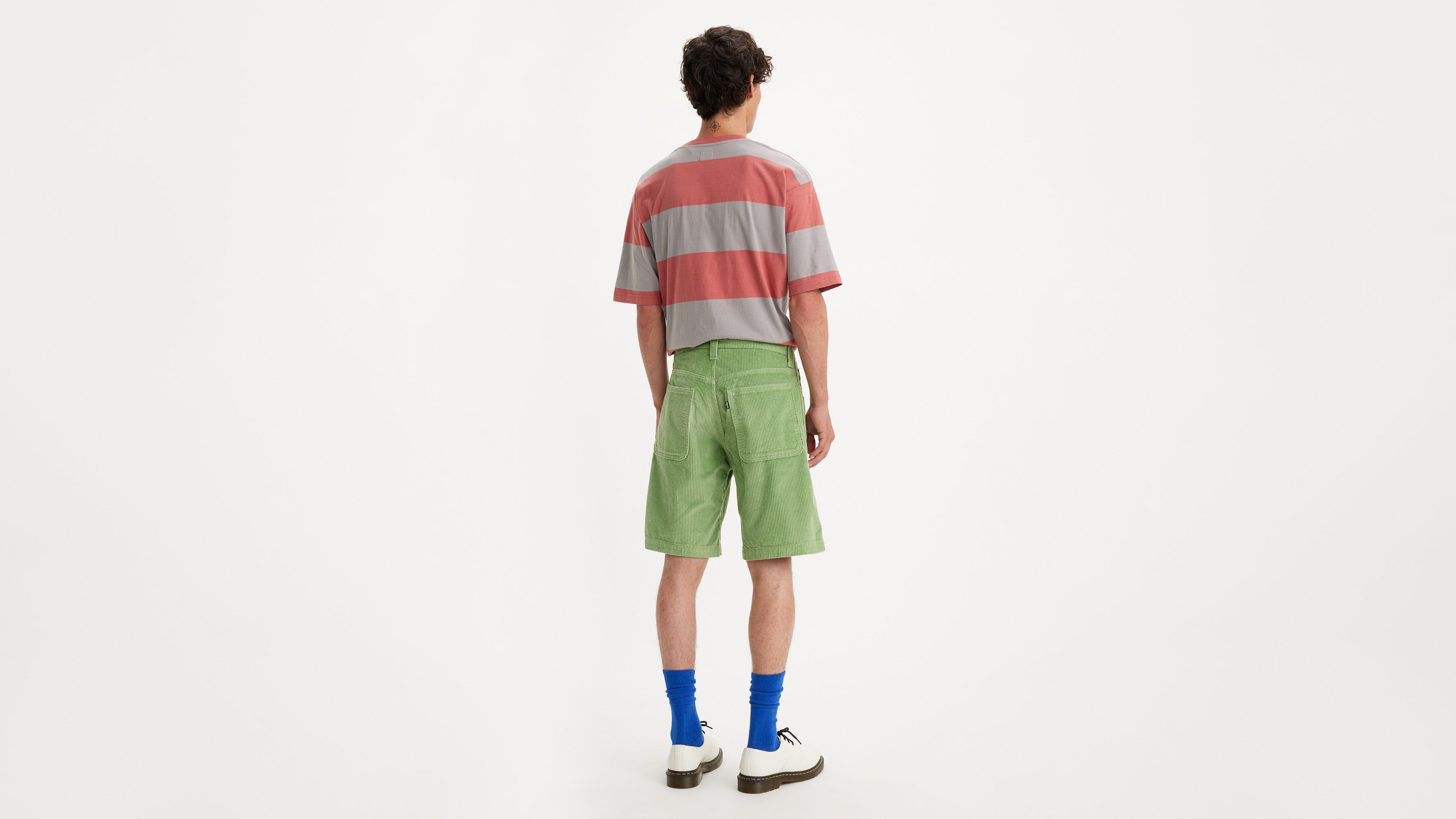 Levi's® Skateboarding Drop-In short velours - Jade Green - Vert
