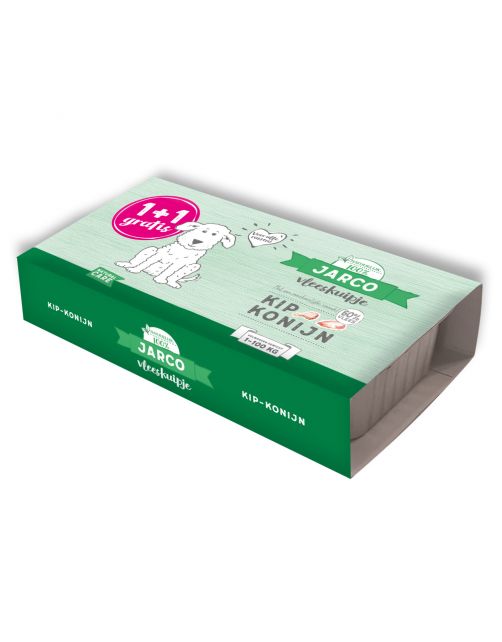 Jarco Dog Vleeskuipje 1+1 2x150 g - Hondenvoer
