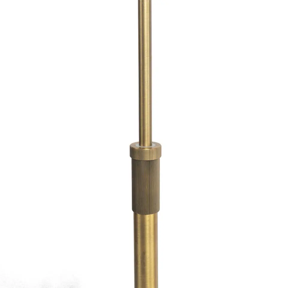 Qazqa vloerlampen ladas bruin e27