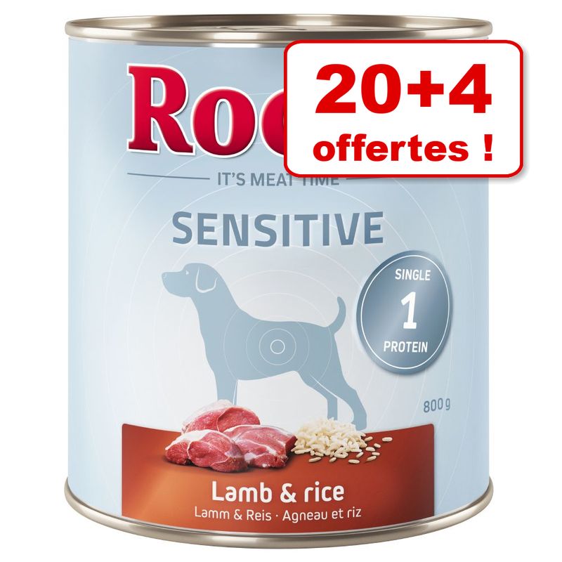 Lot Rocco Sensitive 24 x 800 g