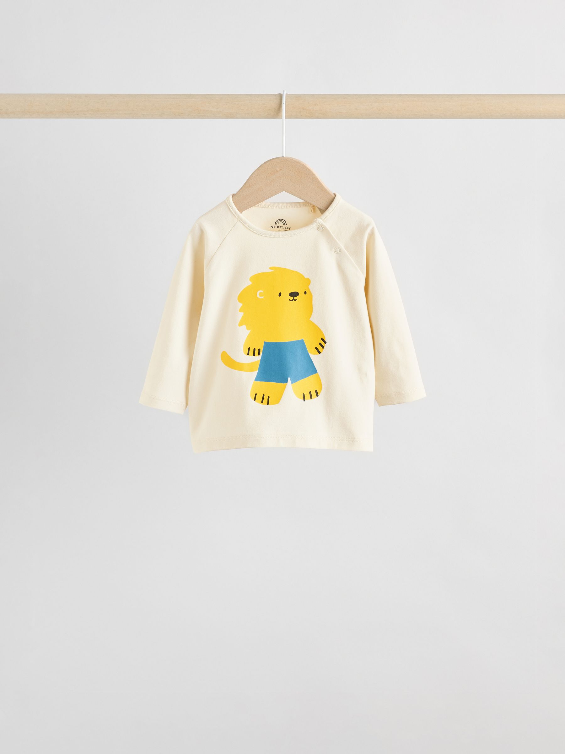 Felgekleurd met figuurtjes - Tops en Leggings 6 -delige babyset (0mnd-3jr)