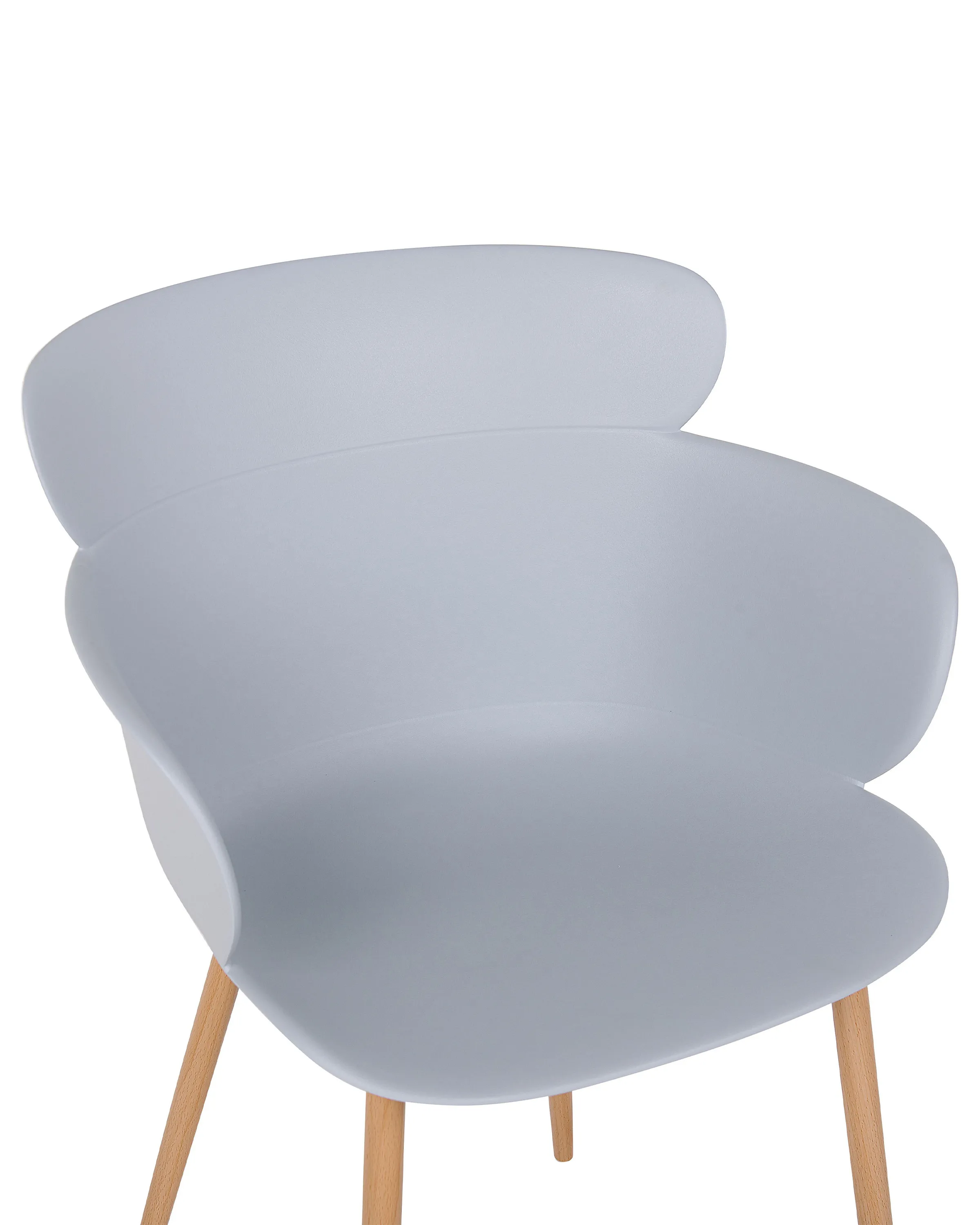 Set van 2 eetkamerstoelen SUMKLEY Lichtgrijs