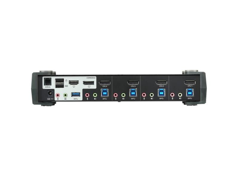 Aten KVM Switch CS1924M DisplayPort KVM-Switch mit eingebautem MST-Hub