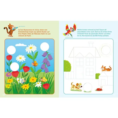 Tessloff Sticker-Rätsel für Kindergarten-Kids. Farben und Formen