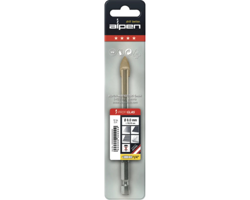 Glasboor Alpen Ø 3 mm
