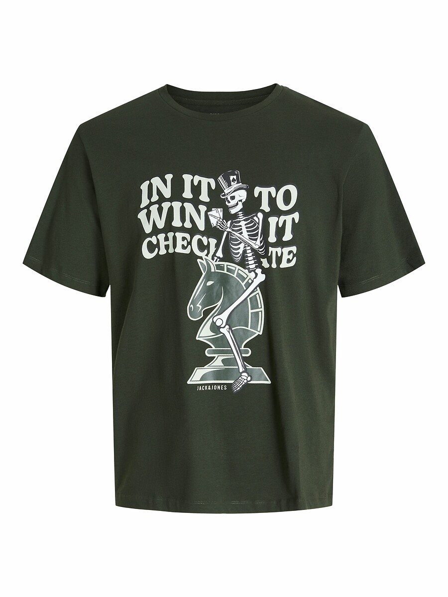JACK & JONES JUNIOR<br>Camiseta de manga curta com estampa de caveira
