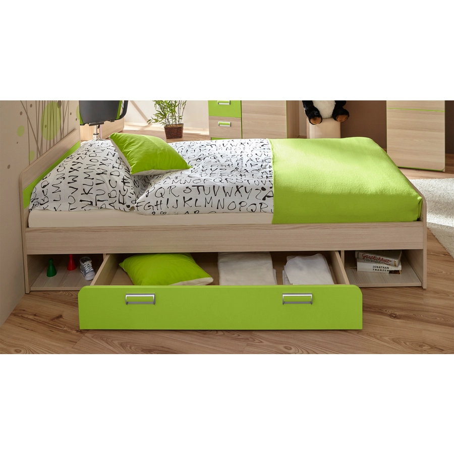TiCAA Jugendzimmer Lori 6-teilig grün