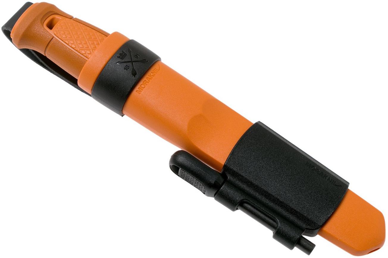 Mora Kansbol Burnt Orange 13913 bushcraftmes met schede en survival kit