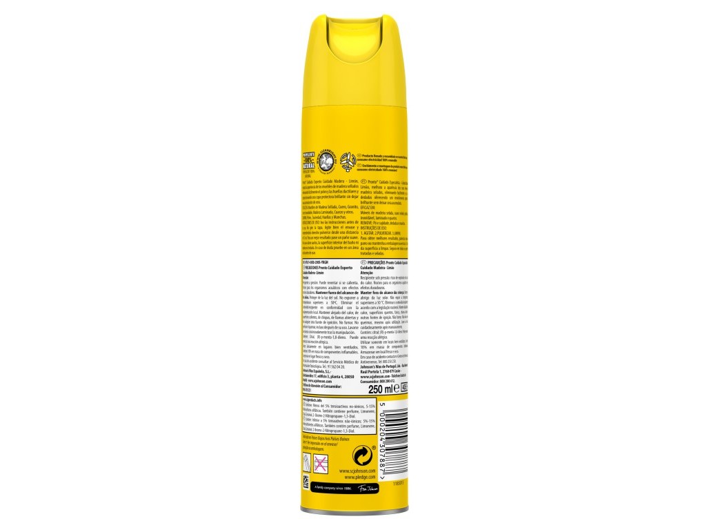 LIMPA MÓVEIS PRONTO LIMÃO 250 ML