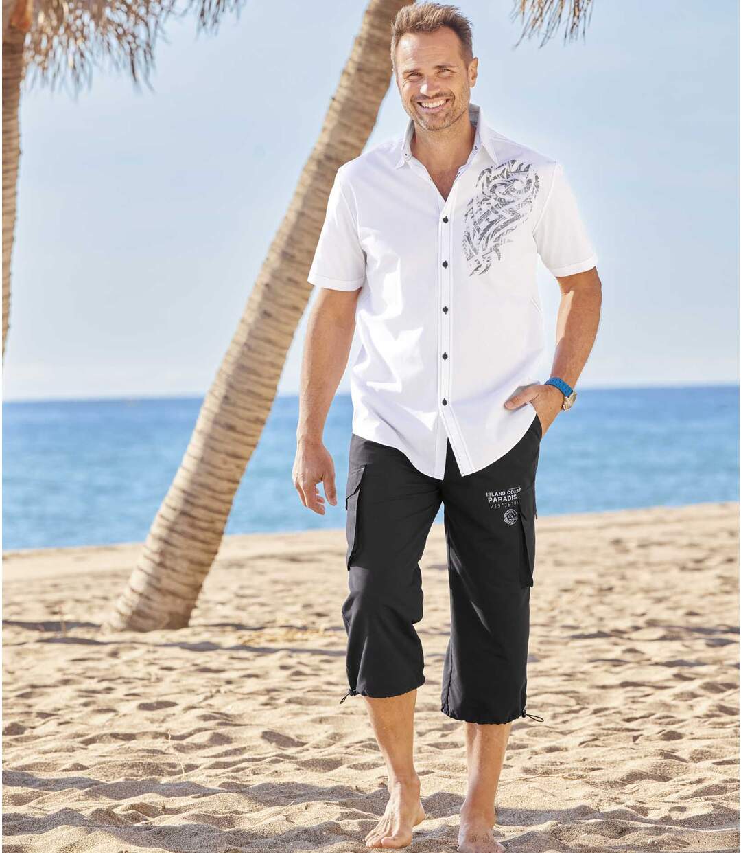 Pantacourt Cargo Microfibre Island Coast