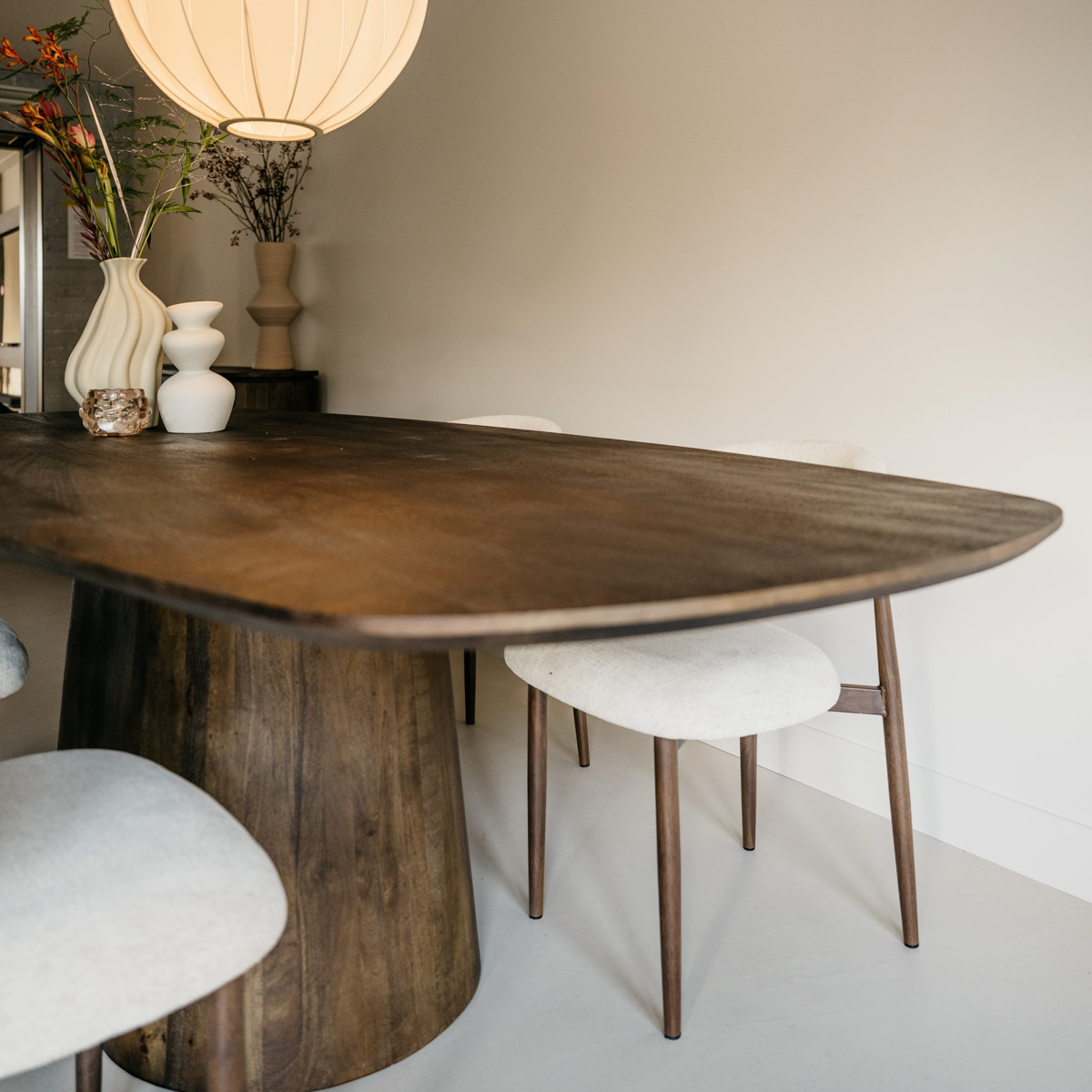 Eetkamertafel Stockholm deens ovaal 160cm