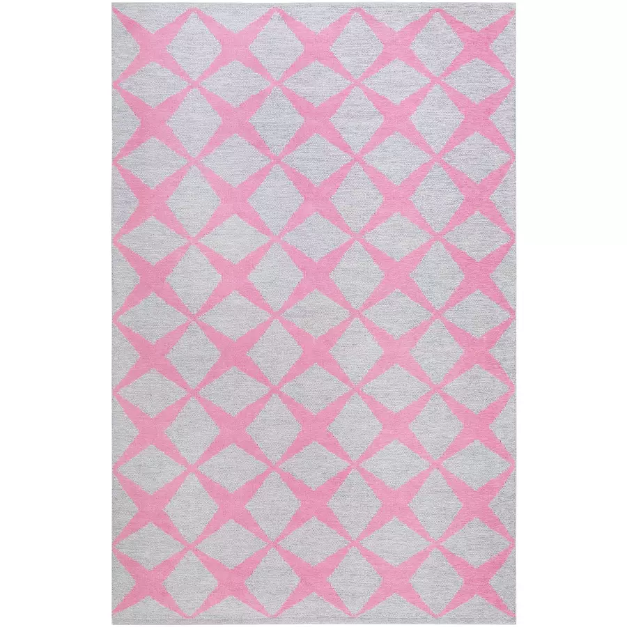 Esprit Kurzflorteppich CALEDON grau rosa