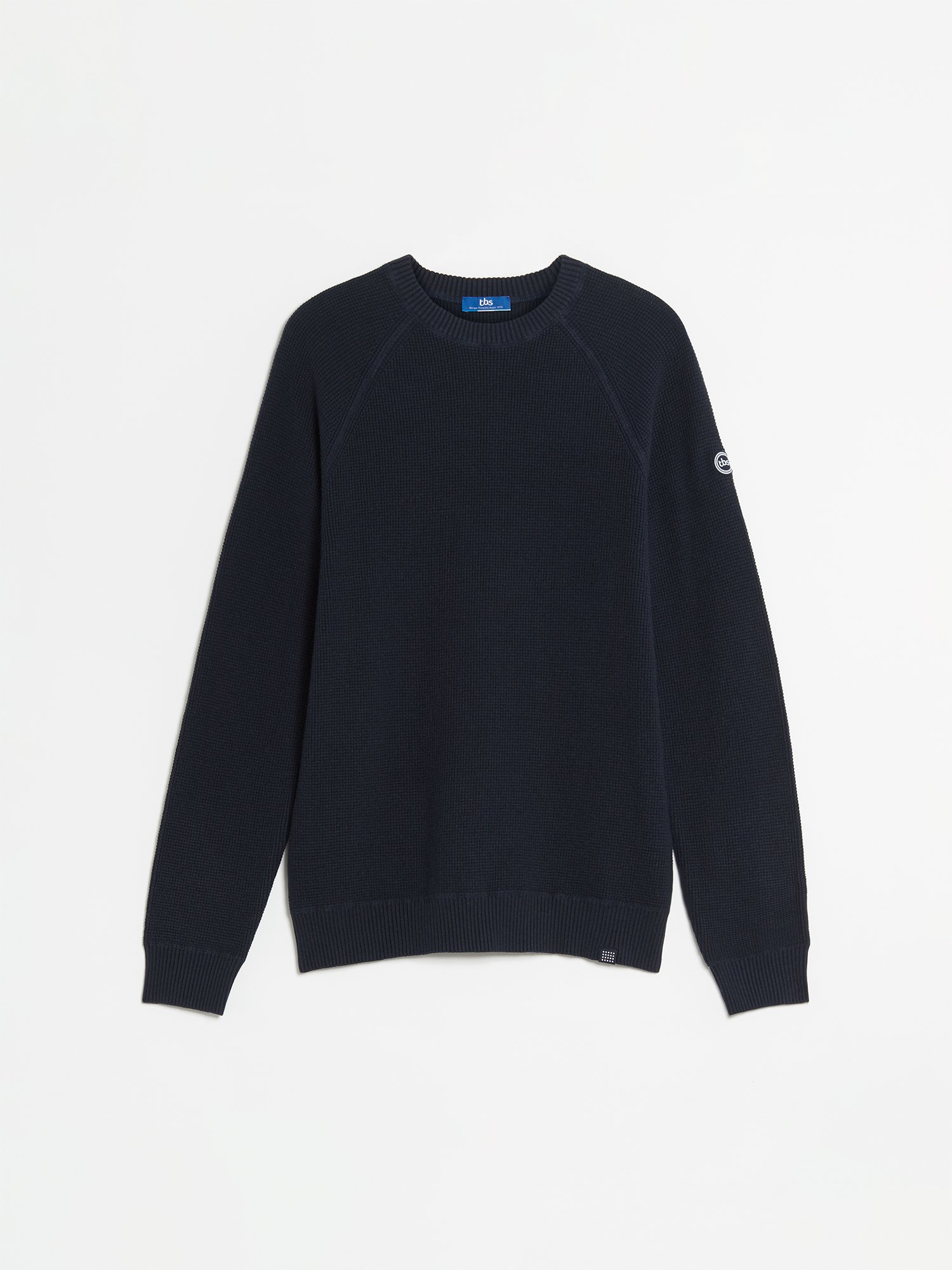 Pull Homme Col Rond Marine