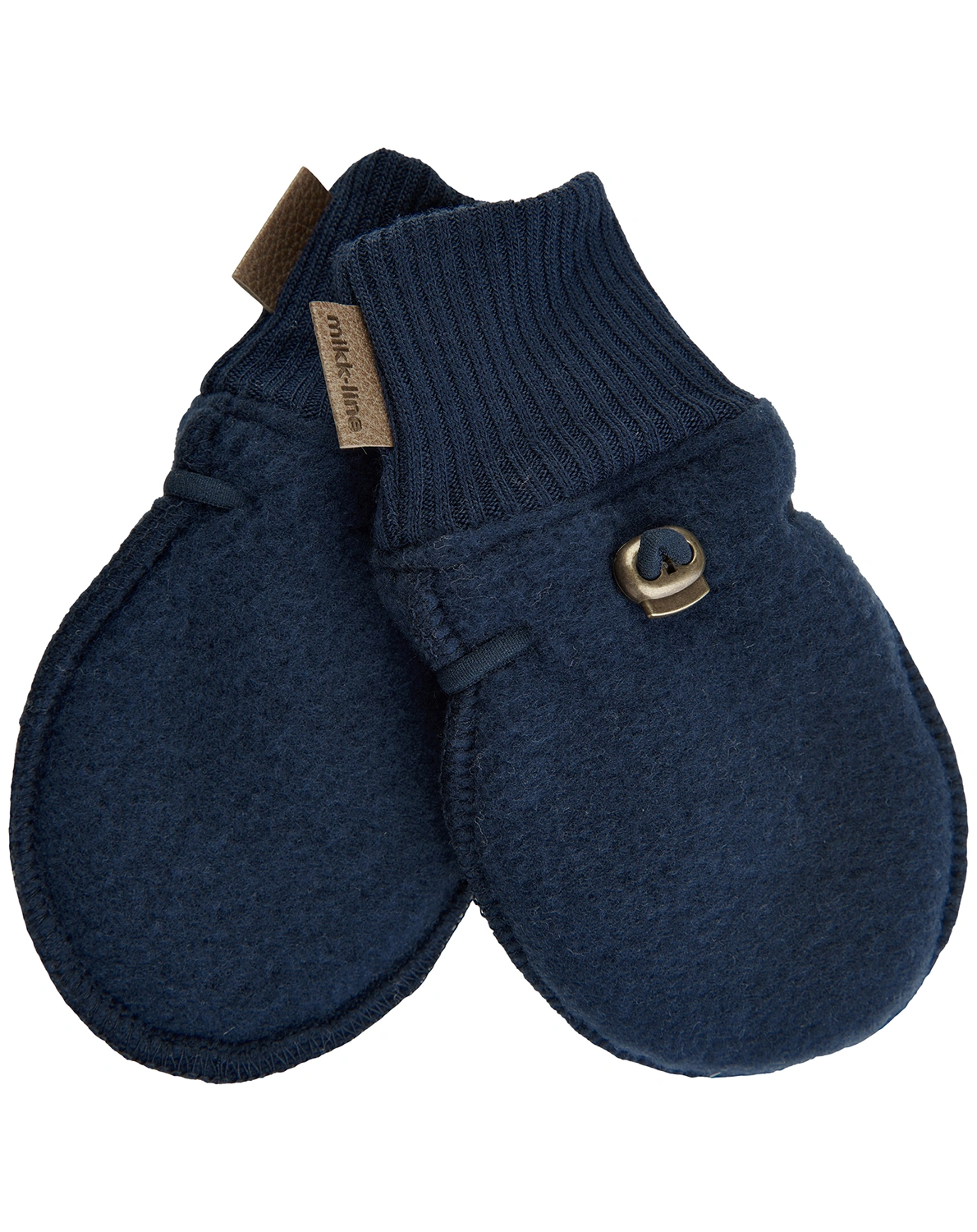 Woll-Fäustlinge MERINO in blue nights