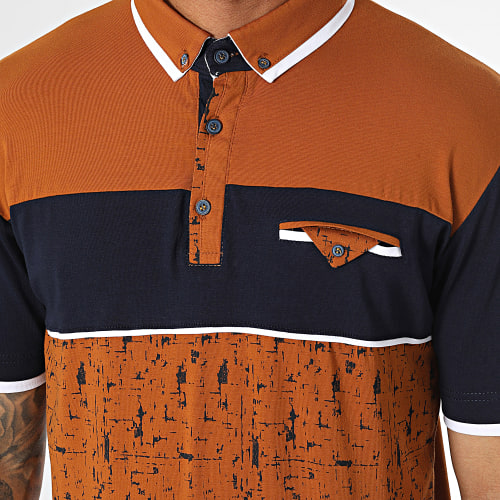 Polo Manches Courtes Marron