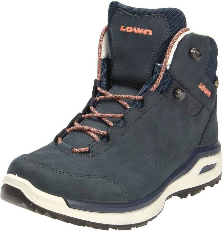 Lowa Hatland Locarno GTX QC Ws Navy mandarin Schoenen Wandelschoenen Lage schoenen