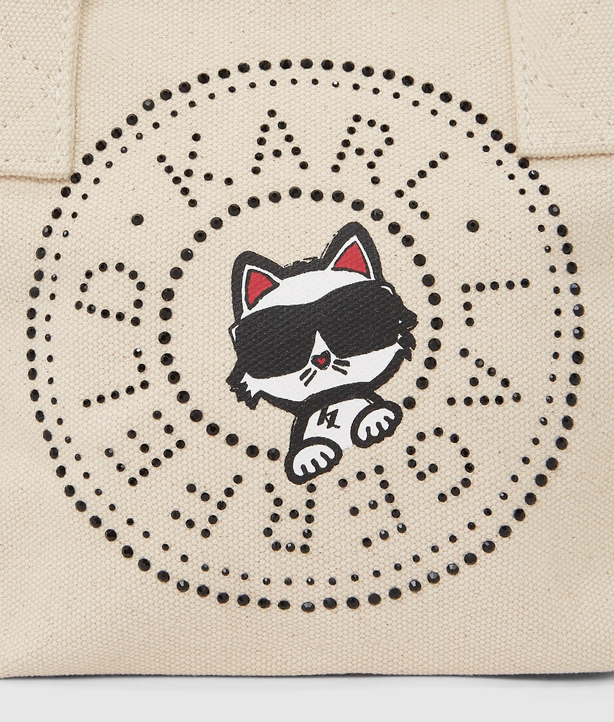 Ikon Circle Choupette glittersteentjes shopper