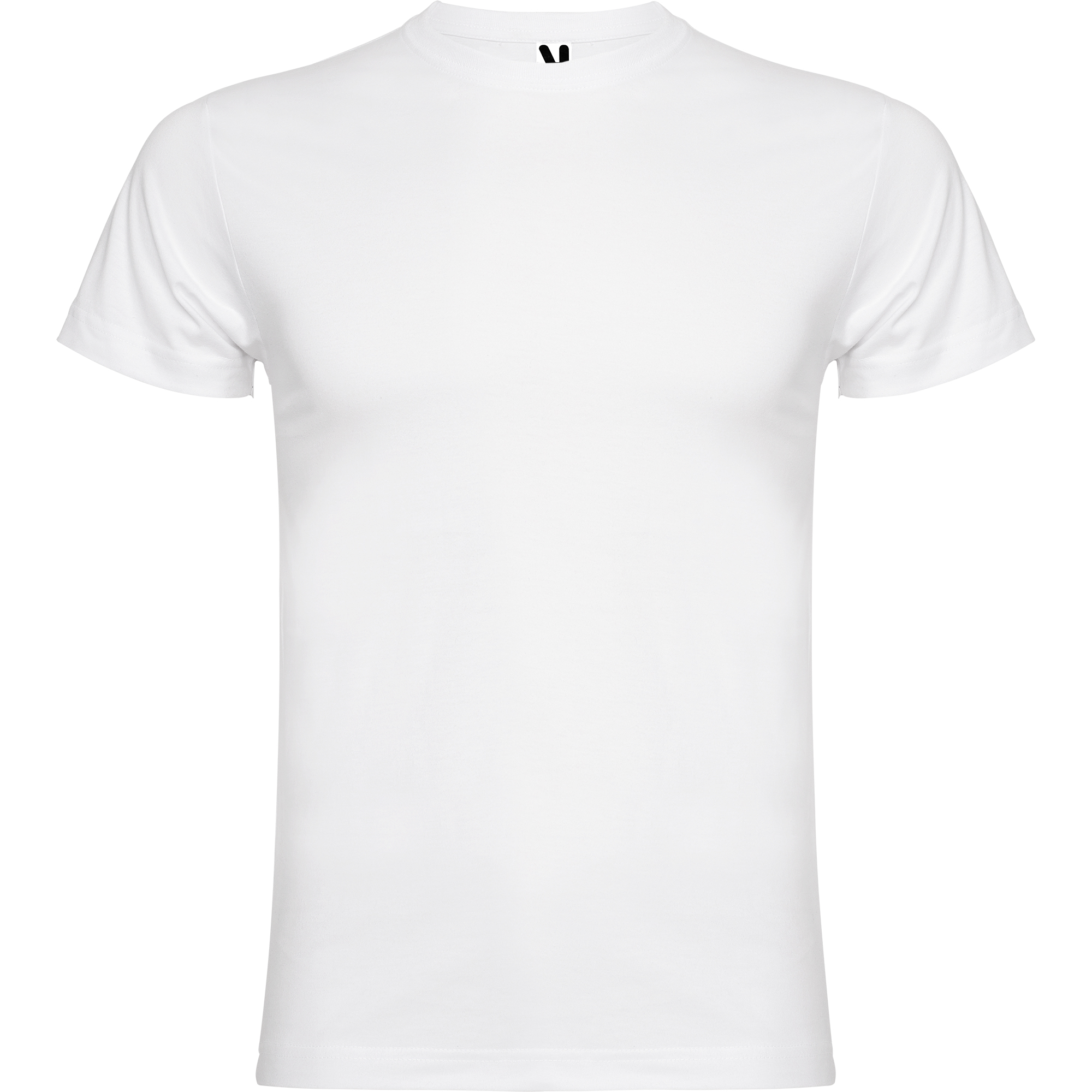 Roly CA6550 - BRACO T-shirt manches courtes tissé en jauge fine pour un rendu plus compact