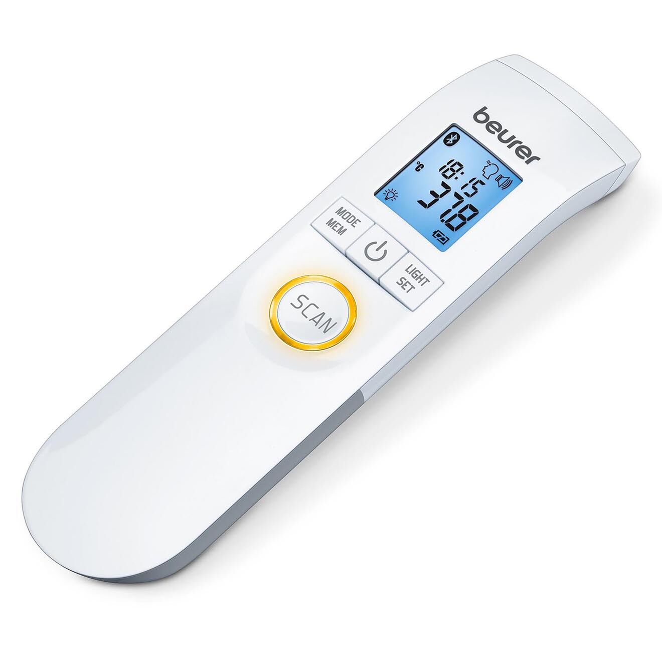 Beurer Thermomètre sans contact connecté blanc