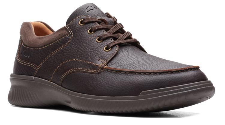 Clarks Donaway Edge brown leather