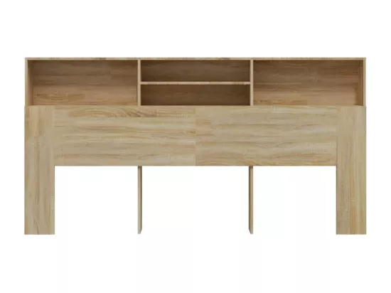 Armoire de tête de lit Chêne sonoma 200x19x103,5 cm