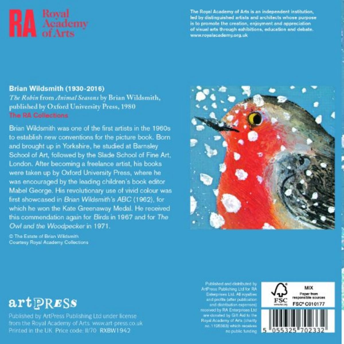 Ra Robin Wallet X10 Cards: Christmas Cards