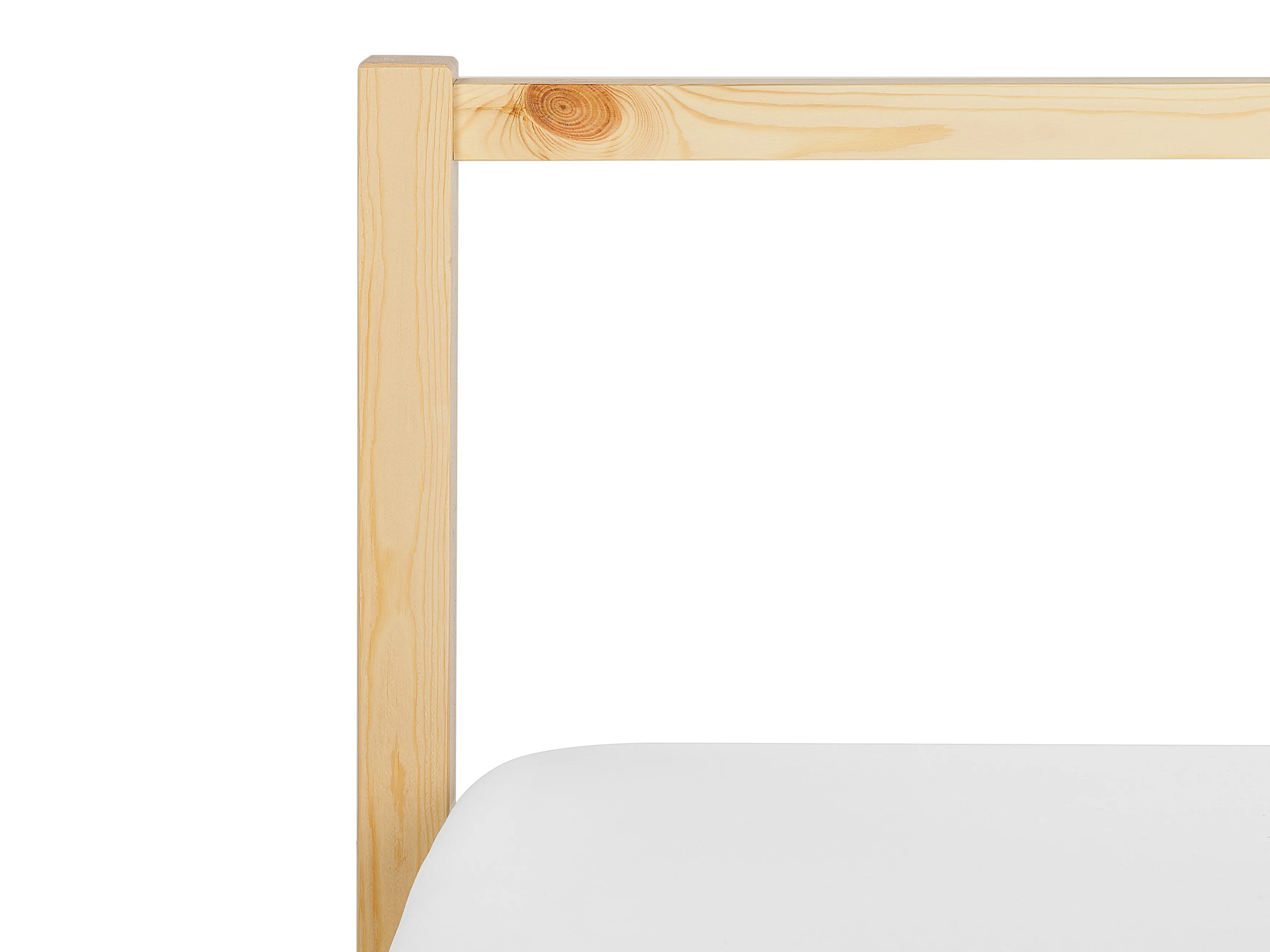 Bed Dennenhout VANNES 180 x 200 cm Lichtbruin