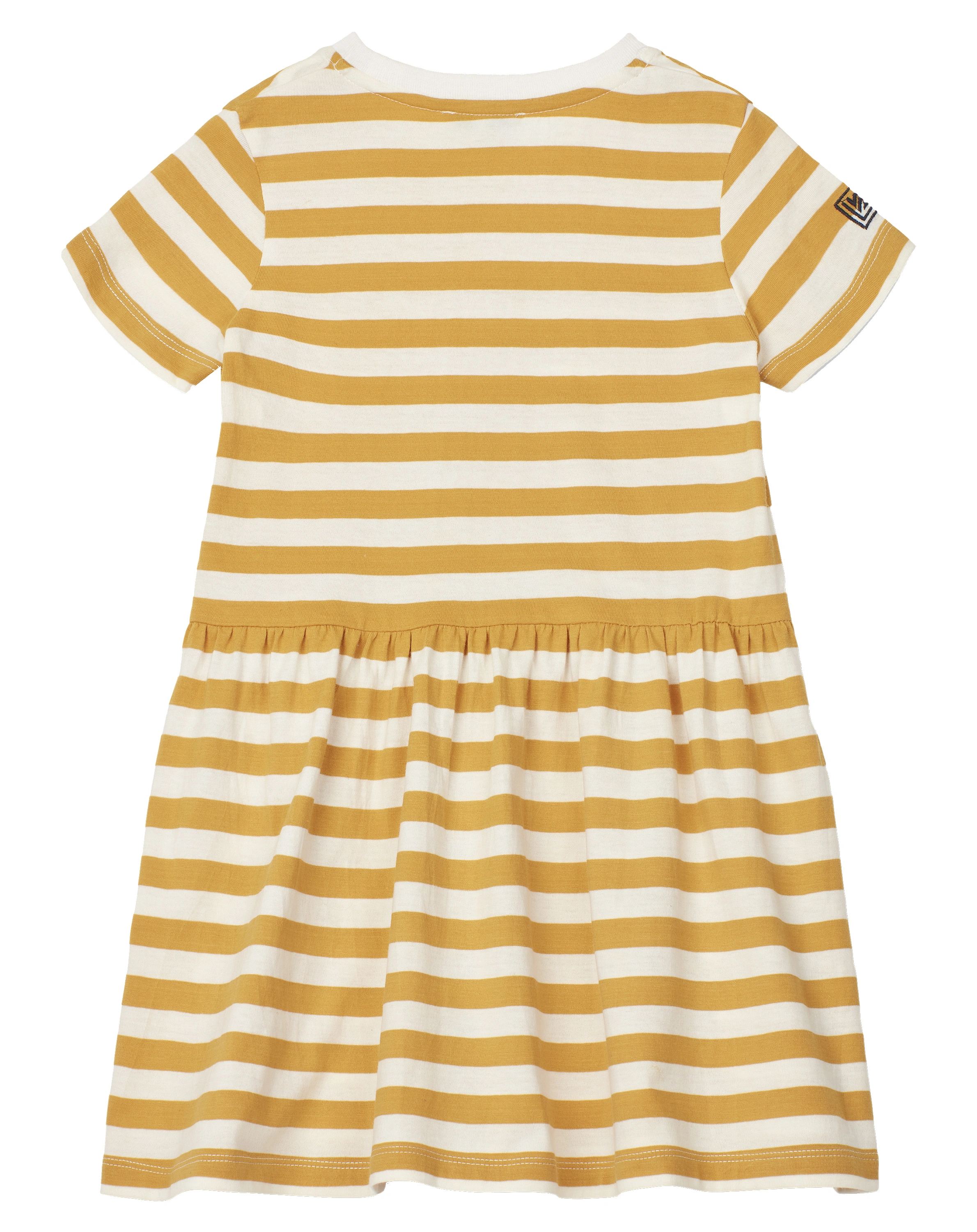 Kleid LIMA gestreift in white/yellow